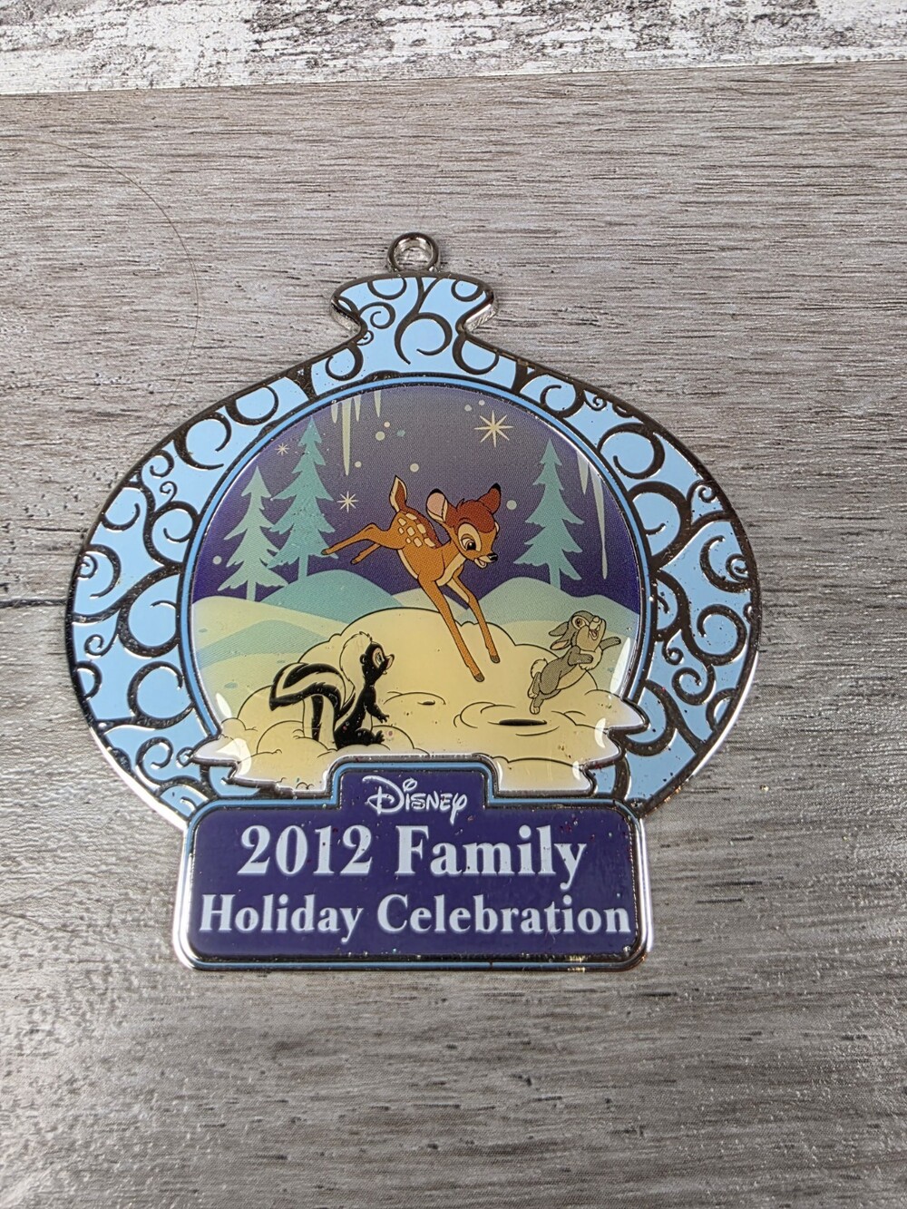 Disney Family Holiday 2012 Christmas Ornament Bambi Cast Exclusive g15g